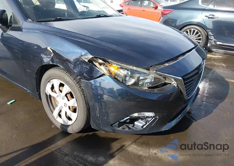 2015 Mazda Mazda3 I Sport из США, поврежденный, VIN 3MZBM1U74FM124947